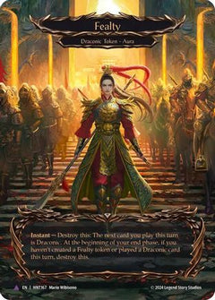 Fealty (Cold Foil) [HNT167] (The Hunted)  Cold Foil-1