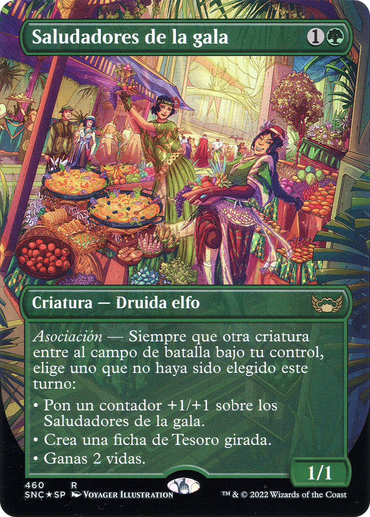 Gala Greeters (Spanish) (UMP-460) - Streets of New Capenna (Borderless) Foil-1