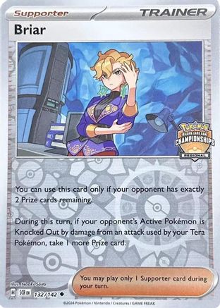 Briar 132/142  - Reverse Holofoil League & Championship Cards - Uncommon-1