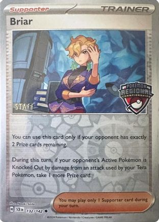 Briar 132/142  - Reverse Holofoil League & Championship Cards - Uncommon-1