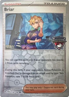 Briar 132/142  - Reverse Holofoil League & Championship Cards - Uncommon-1