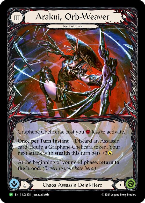 Arakni, Orb-Weaver (Extended Art) [LGS378] (Promo)  Rainbow Foil-1