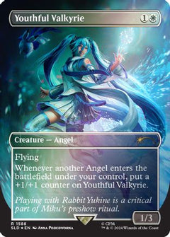 Youthful Valkyrie (Rainbow Foil) (SLD-1588) - Secret Lair Drop Series Foil-1