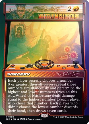 Wheel of Misfortune (1959) (Rainbow Foil) (SLD-1959) - Secret Lair Drop Series Foil-1