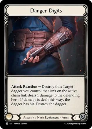 Danger Digits [ARK005] (The Hunted Arakni Blitz Deck)-1