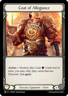 Coat of Allegiance [FNG004] (The Hunted Fang Blitz Deck)-1