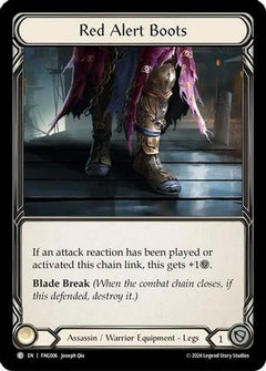 Red Alert Boots [FNG006] (The Hunted Fang Blitz Deck)-1
