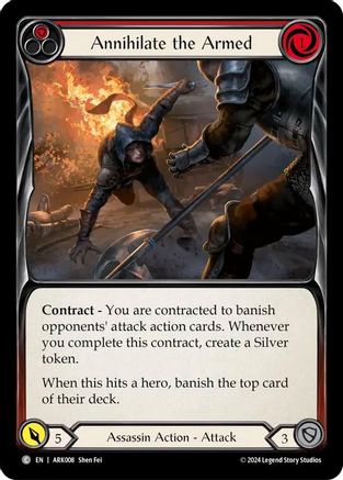 Annihilate the Armed (Red) [ARK008] (The Hunted Arakni Blitz Deck)-1