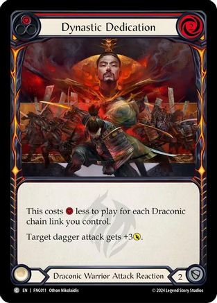 Dynastic Dedication (Red) [FNG011] (The Hunted Fang Blitz Deck)-1