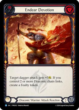 Endear Devotion (Red) [FNG012] (The Hunted Fang Blitz Deck)-1
