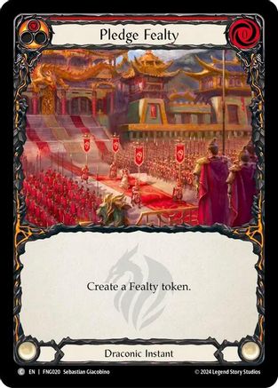 Pledge Fealty (Red) [FNG020] (The Hunted Fang Blitz Deck)-1