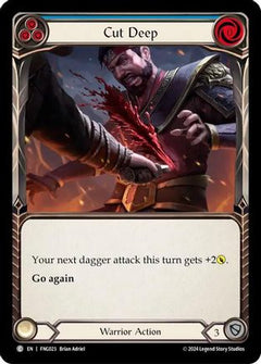 Cut Deep (Blue) [FNG023] (The Hunted Fang Blitz Deck)-1
