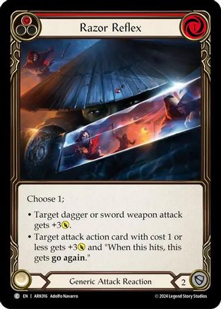Razor Reflex (Red) [ARK016] (The Hunted Arakni Blitz Deck)-1