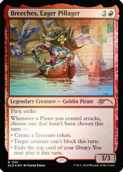 Breeches, Eager Pillager (Rainbow Foil) [Secret Lair Drop Series]-1