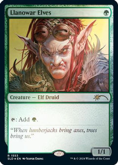 Llanowar Elves (1553) (Rainbow Foil) [Secret Lair Drop Series]-1
