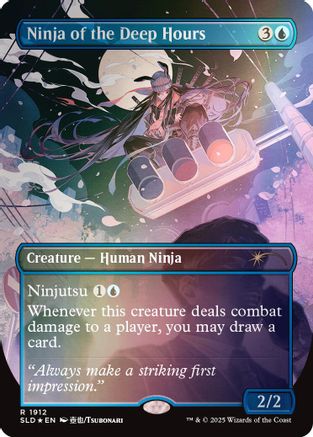 Ninja of the Deep Hours (Rainbow Foil) [Secret Lair Drop Series]-1