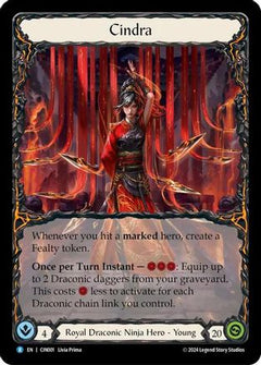 Cindra [CIN001] (The Hunted Cindra Blitz Deck)  Rainbow Foil-1