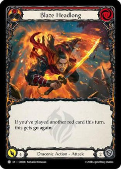 Blaze Headlong (Red) [CIN008] (The Hunted Cindra Blitz Deck)-1