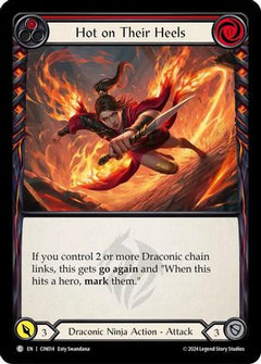 Hot on Their Heels (Red) [CIN014] (The Hunted Cindra Blitz Deck)-1