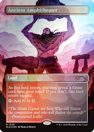 Ancient Amphitheater (Rainbow Foil) [Secret Lair Drop Series]-1