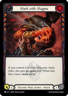 Mark with Magma (Red) [CIN016] (The Hunted Cindra Blitz Deck)-1