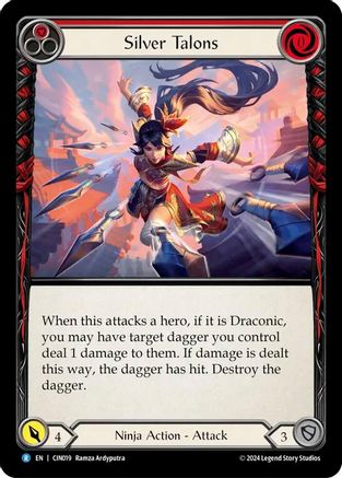 Silver Talons (Red) (CIN019) - Blitz Deck: The Hunted - Cindra-1