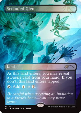 Secluded Glen (Rainbow Foil) [Secret Lair Drop Series]-1