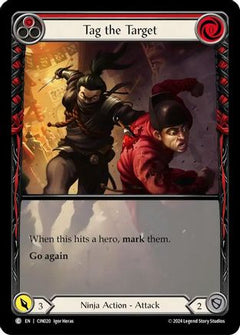 Tag the Target (Red) (Extended Art) [CIN020] (The Hunted Cindra Blitz Deck)-1