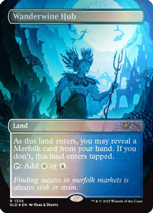 Wanderwine Hub (Rainbow Foil) (SLD-1324) - Secret Lair Drop Series Foil-1