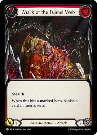 Mark of the Funnel Web (Red) [WOD010] (The Hunted Arakni, Web of Deceit Blitz Deck)-1