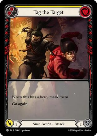 Tag the Target (Yellow) (Extended Art) [CIN022] (The Hunted Cindra Blitz Deck)-1