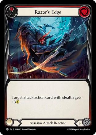 Razor's Edge (Red) [WOD013] (The Hunted Arakni, Web of Deceit Blitz Deck)-1