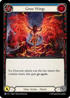 Grow Wings (Blue) [CIN024] (The Hunted Cindra Blitz Deck)-1