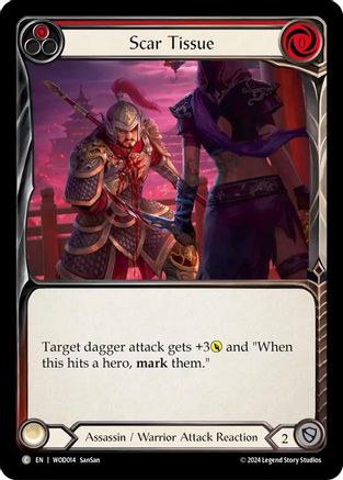 Scar Tissue (Red) [WOD014] (The Hunted Arakni, Web of Deceit Blitz Deck)-1