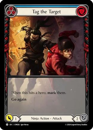 Tag the Target (Blue) (Extended Art) [CIN025] (The Hunted Cindra Blitz Deck)-1