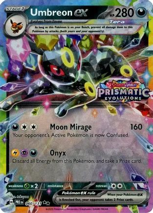 Umbreon ex (060/131) (Prismatic Evolutions Stamp) [Scarlet & Violet: Prismatic Evolutions]-1