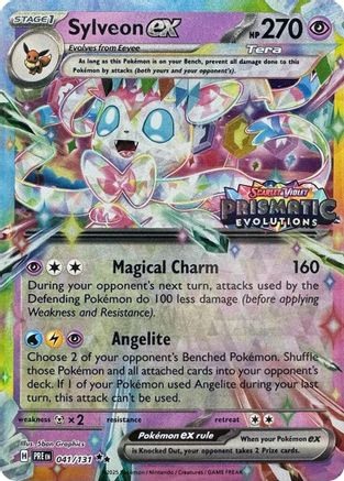 Sylveon ex (041/131) (Prismatic Evolutions Stamp) [Scarlet & Violet: Prismatic Evolutions]-1