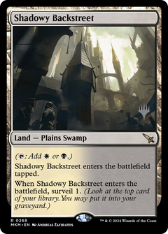 Shadowy Backstreet (Promo Pack) [Murders at Karlov Manor Promos]-1