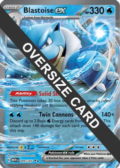 Blastoise ex (009/165) (Jumbo Card) [Scarlet & Violet: Obsidian Flames]-1