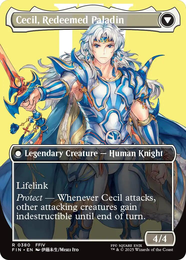 Cecil, Dark Knight // Cecil, Redeemed Paladin (Borderless) [FINAL FANTASY]-2