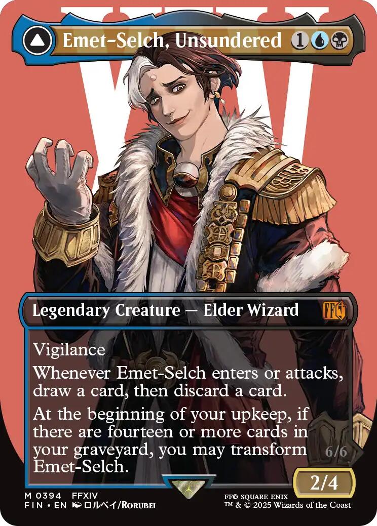 Emet-Selch, Unsundered // Hades, Sorcerer of Eld (Borderless) [FINAL FANTASY]-1