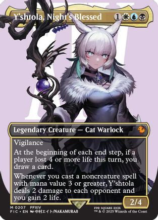 Y'shtola, Night's Blessed (Borderless) (FIC-207) - Commander: FINAL FANTASY Foil-1