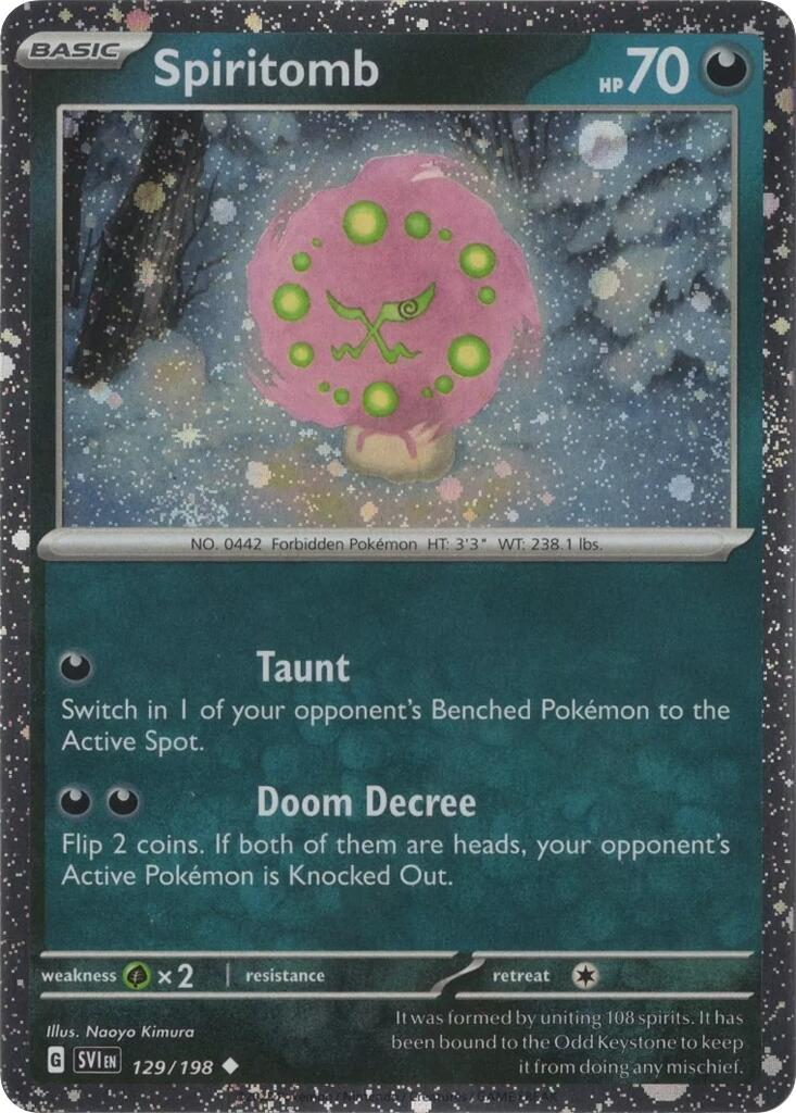 Spiritomb (129/198) (Cosmo Holo) [Scarlet & Violet: Black Star Promos]-1