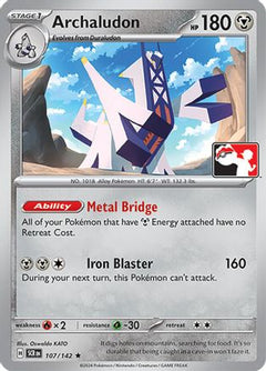 Archaludon 107/142  Prize Pack Series Cards - Rare-1
