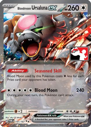 Bloodmoon Ursaluna ex (141/167) [Prize Pack Series Six]-1