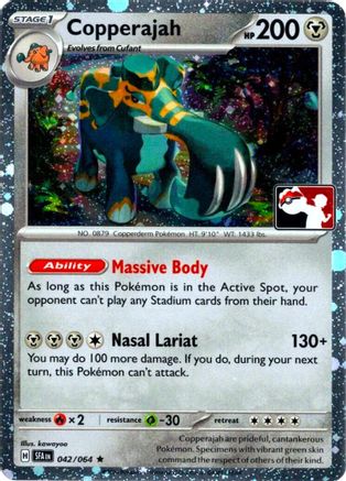 Copperajah 042/064  - Holofoil Prize Pack Series Cards - Rare-1