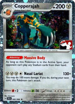Copperajah 042/064  - Holofoil Prize Pack Series Cards - Rare-1