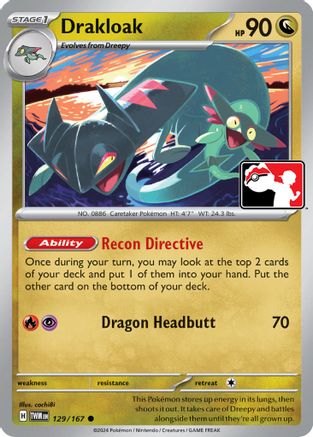 Drakloak (129/167) [Prize Pack Series Six]-1
