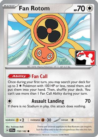 Fan Rotom (118/142) [Prize Pack Series Six]-1