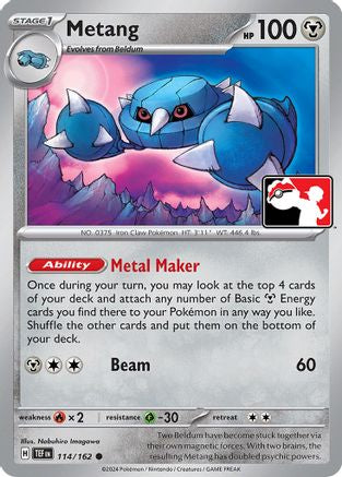 Metang 114  - Holofoil Prize Pack Series Cards - Common-1